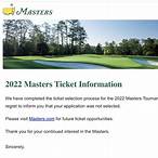 the masters tickets lottery